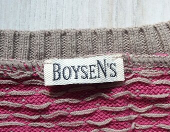 Ružovo hnedý sveter značky BOYSEN S, v. 44/46 - 9