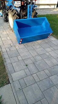 Transportný box manuálne sklápateľný za malotraktor - 9