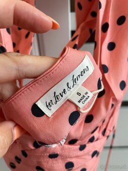 Letne bodkovane retro šaty For love & Lemons - 9