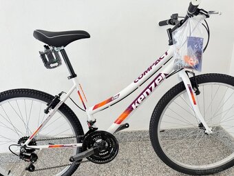 Kenzel COMPACT,  26, bicykel dámsky , veľ. 17, biely - 9