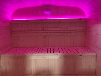 Luxusní Fínska sauna z cedru pro 4-6 osob - 9