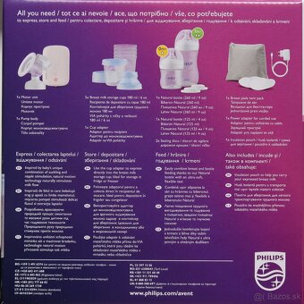 Elektronická odsávačka mlieka Philips AVENT SCD395/21 - 9