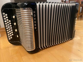 Heligonka Hohner Ouverture IV CF 4hlas + Kufor - 9