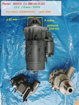 Lombardini diely motorov  LDW1503,, a LDW2004 / Nové - 9