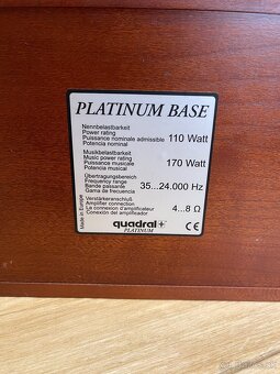 Quadral Platinum Base - 9