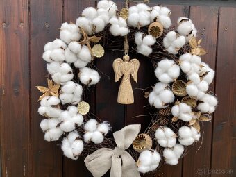 Vianočný veniec -Jednoduchá nádhera - 9