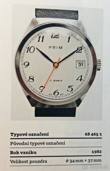 Československé mechanické vintage retro hodinky PRIM Breguet - 9