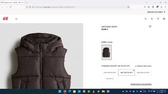 Tenisky Reebok, Vesta HM, Bunda HM - 9