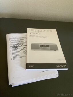 Cd audio rádio mp3 prehrávač zostava Sonoro Meisterstück - 9