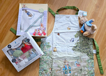 Peter Rabbit 4 ks set, detský uterák, aktivity deka, kuchyns - 9
