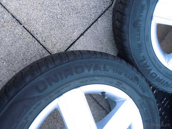 4x obute alu 5x112 R16 J-6.5 ET 38 215/60 r16-stre 57.1-66.6 - 9