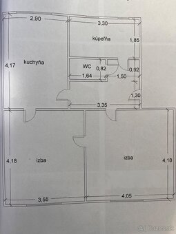 Predám 2-izbový byt, 57m2 - vlastný dvor, garáž - 9