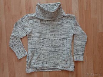 Čierna prechodná bunda v. M nová + 2x pulover a mikina /+ pá - 9