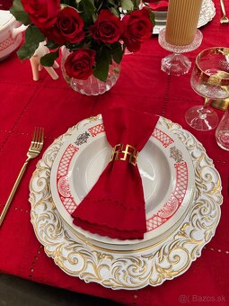 Nádherná retro obedová súprava ako nová - 9