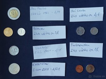 NOVINKA - zbierka mincí - svet - 9