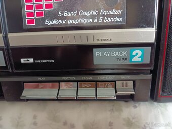 Panasonic RX CW 26L, radiomagnetofon retro kazeťák - 9