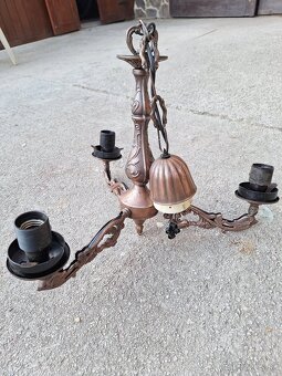 Starý medený luster - 9