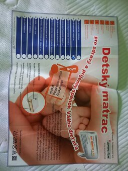 Detská postieľka s matracom - 9