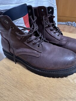 Tommy Hilfinger Zimné kožené veľ 44 - 9