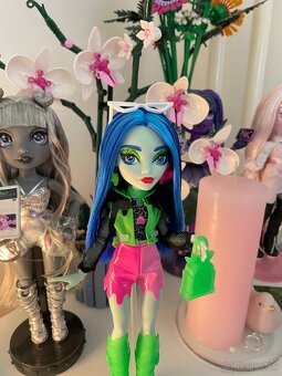 Monster high Neon Fright Ghoulia, Draculaura - 9