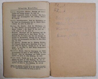 Tibulls Elegien. Reclams Universal-Bibliothek Nr. 1582 - 9