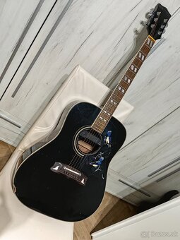 akustická gitara štýlu White Dove s EMG snímačom - 9