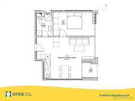 REZERVOVANÉ 2 izbový byt v novostavbe - Dolný Kubín - 9