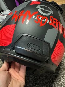 Moto prilba SCHUBERTH E2 DEFENDER RED - 9