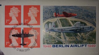 1999 Berlin Airlift 50th Anniversary WWII Medal Cover - 9