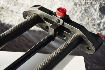 Karbónový slider - koľajnice s osou (pan) 80cm - 9