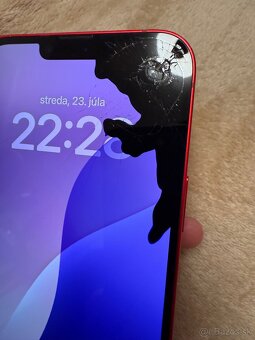 Apple iPhone 14 Plus 256 GB-Červený-Top stav okrem displeja - 9