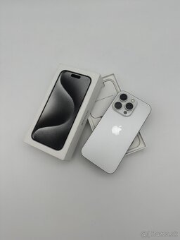 iPhone 15 Pro 128GB White Titanium + ZÁRUKA - 9