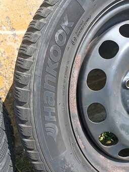 Plechové disky 16" ET50 s pneumatikami - 9
