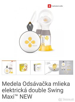 Elektricka double + handsfree odsavacka Medela - 9
