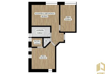 REZIDENCIA SADOVÁ / VEĽKÝ 3 – IZB.BYT (105m2) SENICA, Sadová - 9