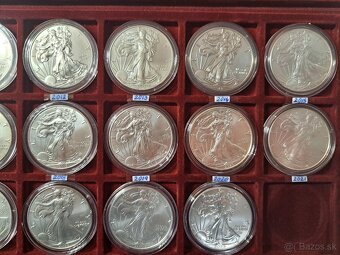 1Oz mince American Eagle - kompletná sada - 9