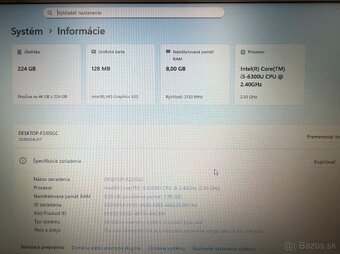 Notebook Lenovo T470, i5, SSD 256 GB, 8 GB RAM, HD - 9