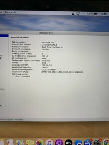 Predam Macbook Pro 13" - 2013 - Intel i5 2.6 GHZ, 8 GB RAM - 9