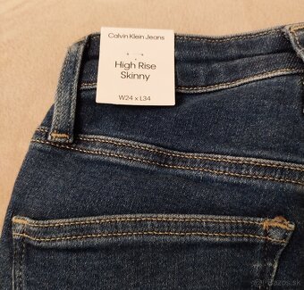Džínsy Calvin Klein 32/XXS, cena s poštovným - 9