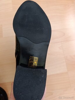 Kožené lakované čižmy - 9