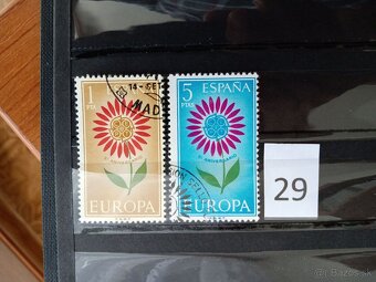 Poštové známky č.713 -Európske známky - štáty - 9