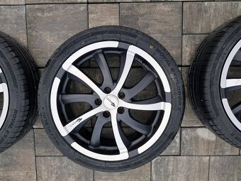 Hlinikove disky R17 Brock + čisto nove letne pneu 215/40 R17 - 9