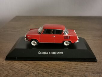 Modely Škoda 1000 MBX, 1201, 1202 - DeAgostini 1:43 - 9
