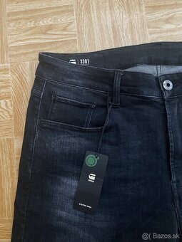 panske riflove sortky, kratasy G-STAR RAW 3301 velkost W35 - 9