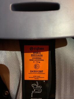 Predám vajíčko cybex aton 5 + isofix základňu - 9