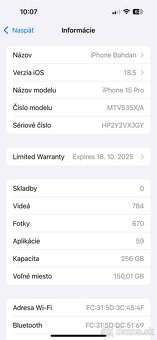 iPhone 15 Pro 256GB Natural Titanium - 9