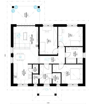 STAVEBNÝ POZEMOK S VÝSTAVBOU 4 IZ BUNGALOVU - 9