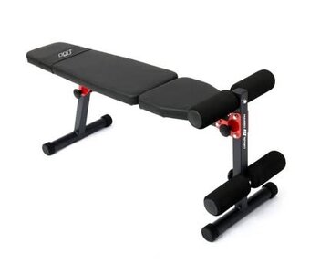 HS Nakladací činkový set Premium 105kg + variabilná lavica M - 9