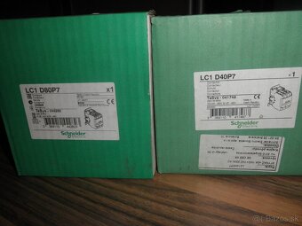 Predám nové stýkače telemecanique a schneider rôzne druhy - 9