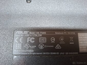 Asus F540S - diely - oprava - 9